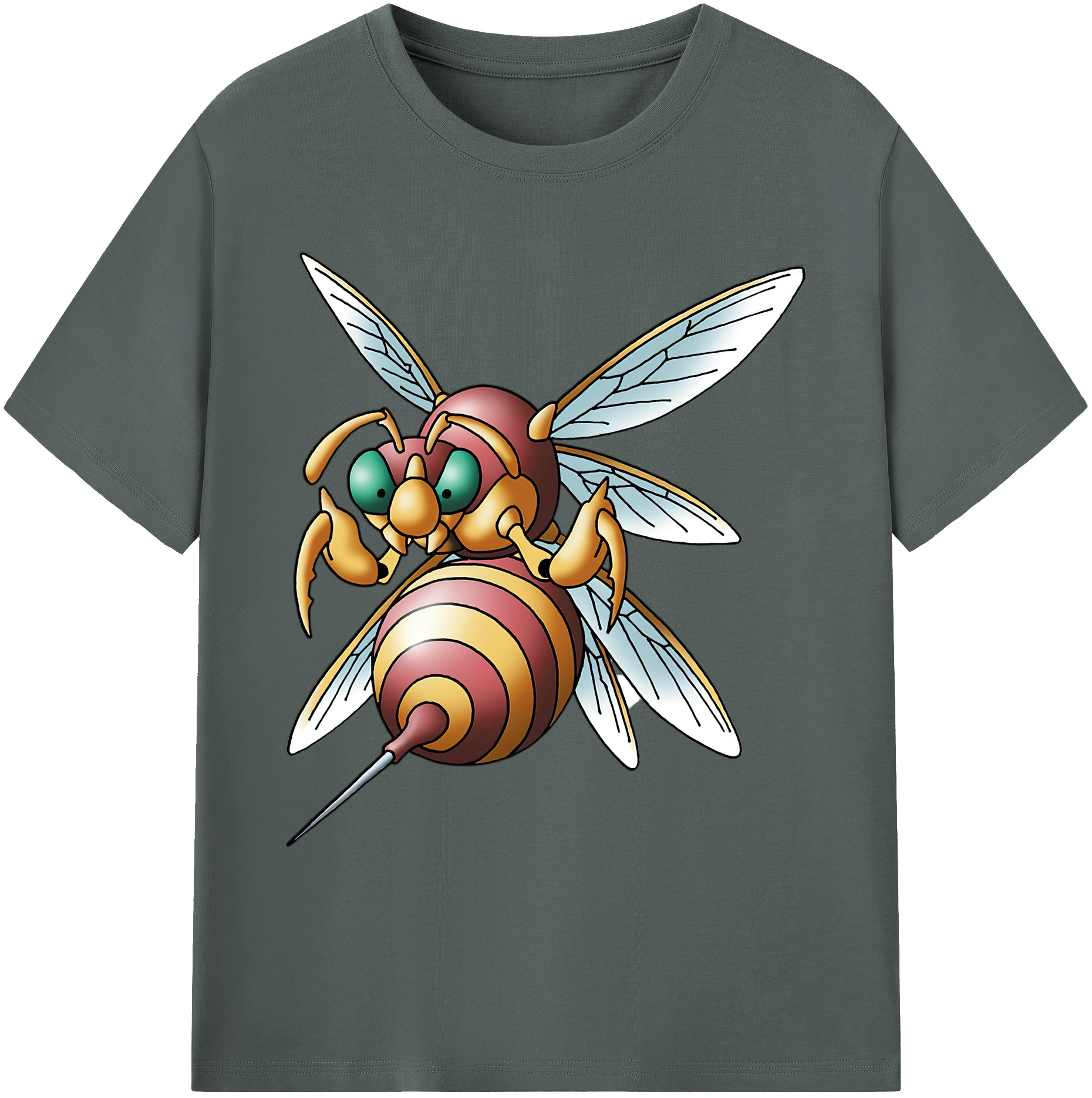 （画像用） ドラゴンクエスト Doragon Kuesuto Dragon Quest 綿100％ メンズ半袖Tシャツ｜肌触りやわらか＆通気性